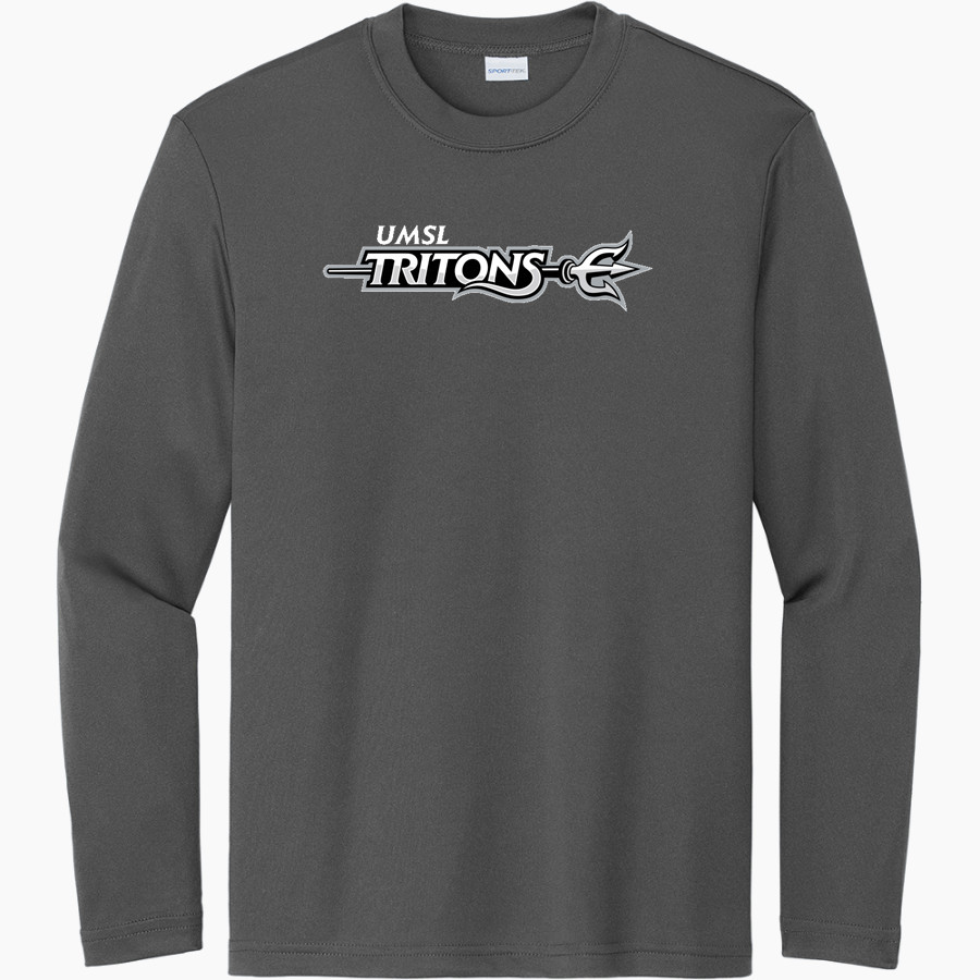 UMSL The Official Store of UMSL Tritons Athletics Sport-Tek Youth Long Sleeve PosiCharge Competitor Tee