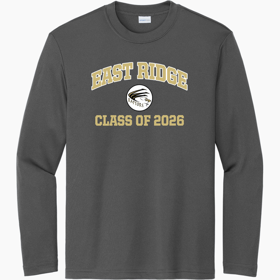East Ridge Raptors Sport-Tek Youth Long Sleeve PosiCharge Competitor Tee
