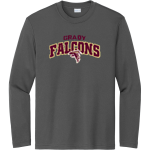WM E GRADY VOC TECH SCHOOL FALCONS <span class="pdp-name-mascot">GRADY HIGH SCHOOL FALCONS</span> Sport-Tek Youth Long Sleeve PosiCharge Competitor Tee Front Thumbnail