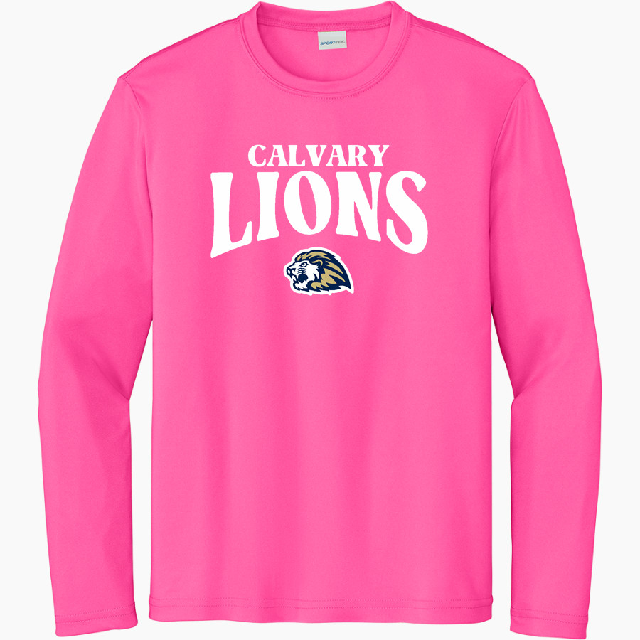 Calvary Lions Sport-Tek Youth Long Sleeve PosiCharge Competitor Tee