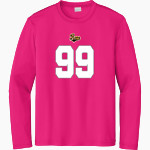 Worth Rams Sport-Tek Youth Long Sleeve PosiCharge Competitor Tee Front Thumbnail