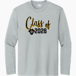 CRANDALL HIGH SCHOOL PIRATES Sport-Tek Youth Long Sleeve PosiCharge Competitor Tee Front Thumbnail