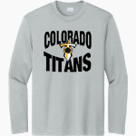 Colorado Titans The Official Online Store Sport-Tek Youth Long Sleeve PosiCharge Competitor Tee Front Thumbnail