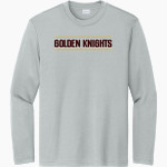 St. FRANCIS HIGH SCHOOL GOLDEN KNIGHTS <span class="pdp-name-mascot">SAINT FRANCIS GOLDEN KNIGHTS</span> Sport-Tek Youth Long Sleeve PosiCharge Competitor Tee Front Thumbnail