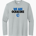 OCRACOKE SCHOOL DOLPHINS <span class="pdp-name-mascot">OCRACOKE DOLPHINS</span> Sport-Tek Youth Long Sleeve PosiCharge Competitor Tee Front Thumbnail