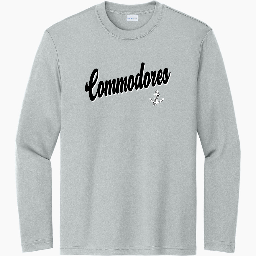 ABRAMSON SCI-ACADEMY COMMODORES <span class="pdp-name-mascot">ABRAMSON SCI - ACADEMY COMMODORES</span> Sport-Tek Youth Long Sleeve PosiCharge Competitor Tee