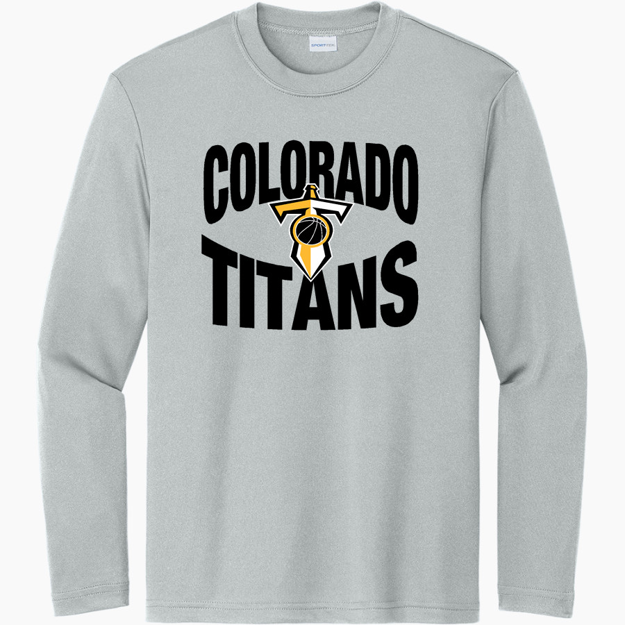 Colorado Titans The Official Online Store Sport-Tek Youth Long Sleeve PosiCharge Competitor Tee