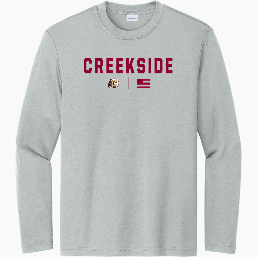 Creekside Seminoles Sport-Tek Youth Long Sleeve PosiCharge Competitor Tee