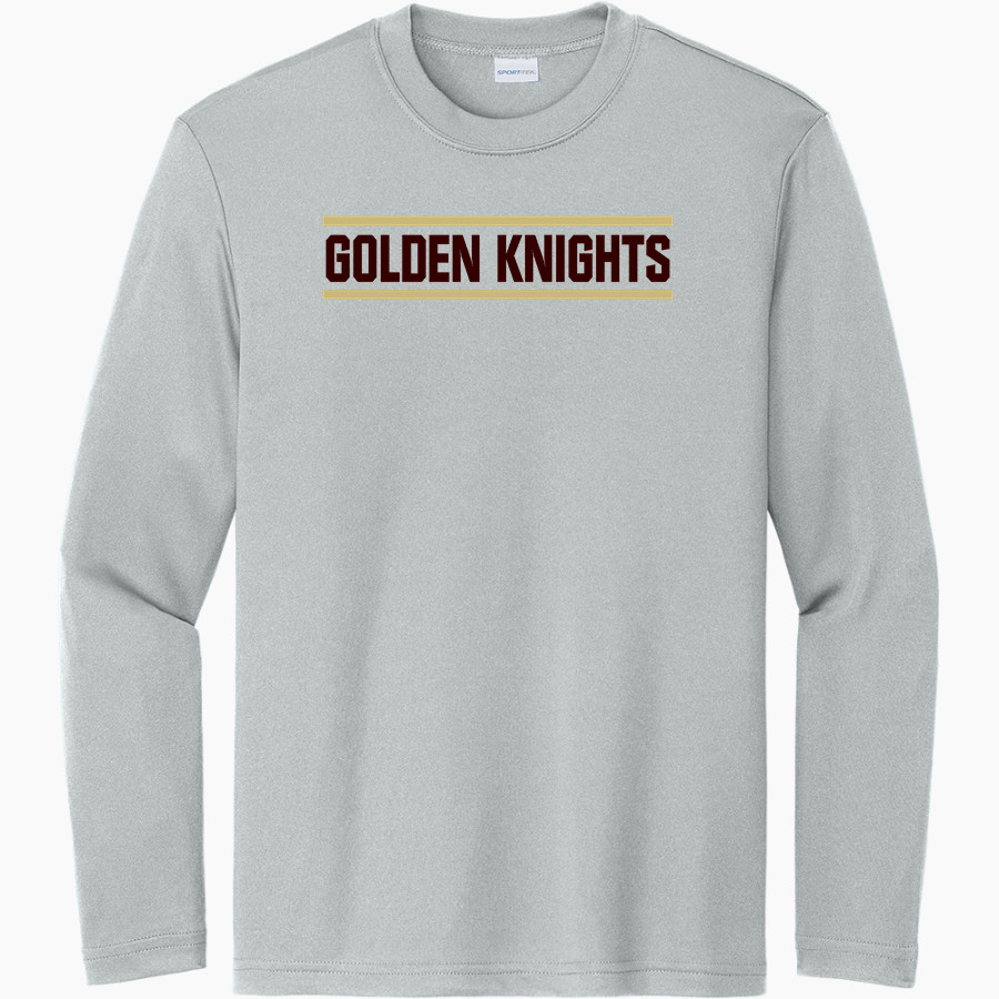 St. FRANCIS HIGH SCHOOL GOLDEN KNIGHTS <span class="pdp-name-mascot">SAINT FRANCIS GOLDEN KNIGHTS</span> Sport-Tek Youth Long Sleeve PosiCharge Competitor Tee