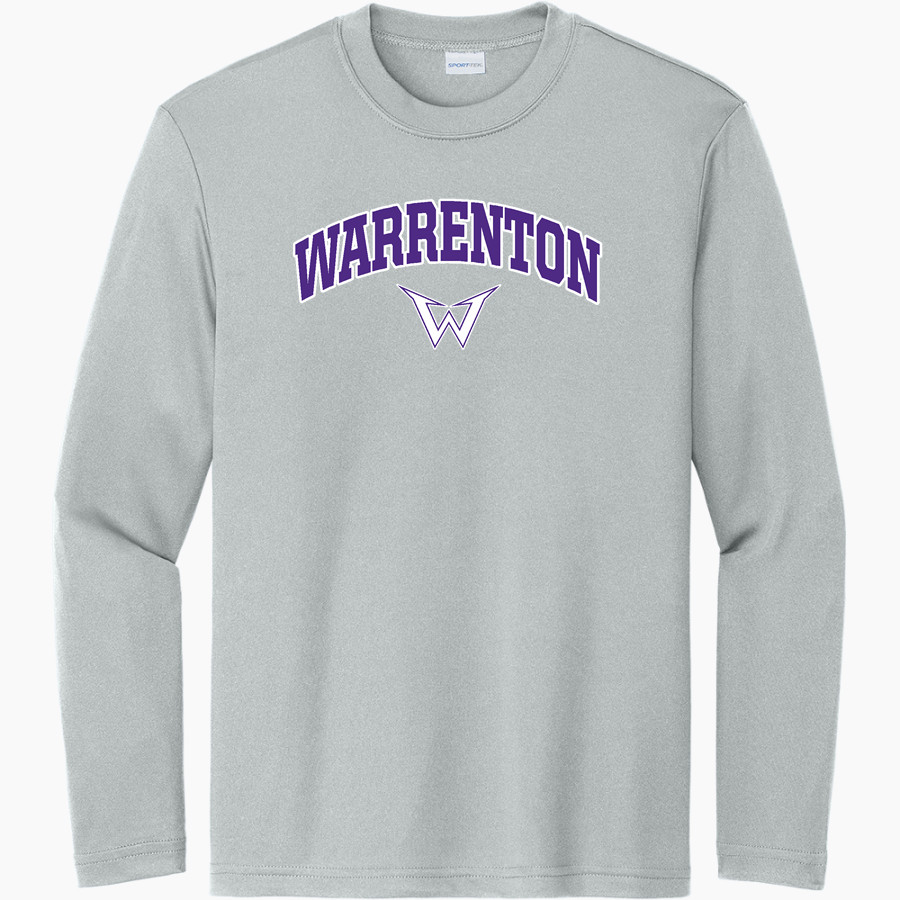 Warrenton Warriors Sport-Tek Youth Long Sleeve PosiCharge Competitor Tee