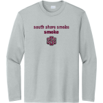 South Shore Smoke Smoke <span class="pdp-name-mascot">South Shore Smoke Smoke</span> Sport-Tek Youth Long Sleeve PosiCharge Competitor Tee Front Thumbnail
