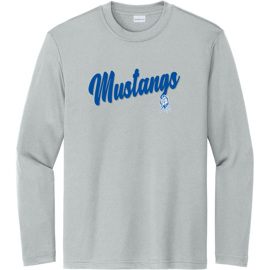 DOBSON HIGH SCHOOL MUSTANGS <span class="pdp-name-mascot">DOBSON MUSTANGS</span> Sport-Tek Youth Long Sleeve PosiCharge Competitor Tee