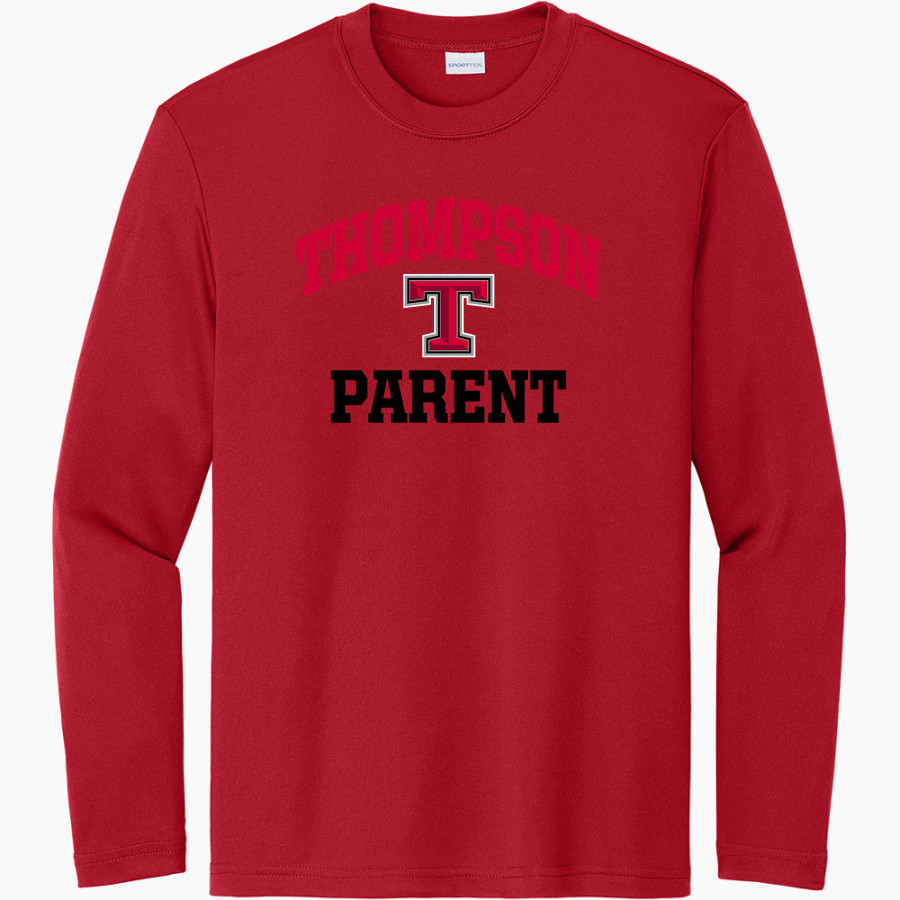 Thompson Warriors The Official Online Store <span class="pdp-name-mascot">THOMPSON WARRIORS</span> Sport-Tek Youth Long Sleeve PosiCharge Competitor Tee
