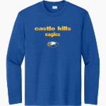 The Christian School at Castle Hills EAGLES Sport-Tek Youth Long Sleeve PosiCharge Competitor Tee Front Thumbnail