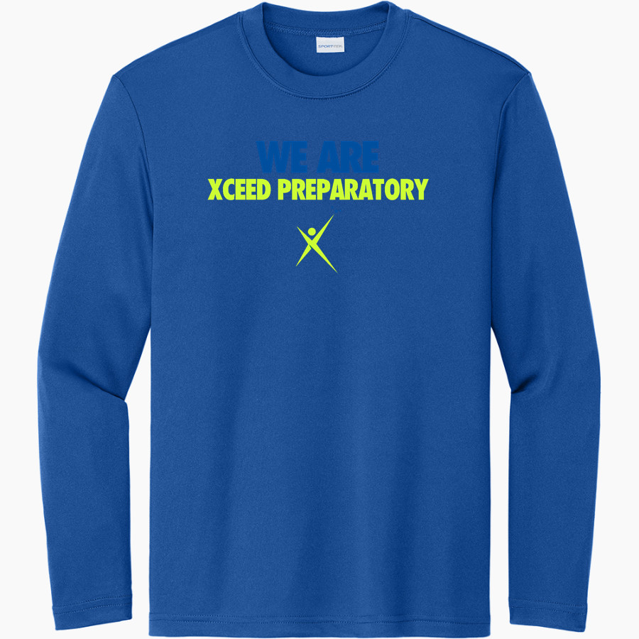 Xceed Preparatory Xceed Preparatory <span class="pdp-name-mascot">Xceed Preparatory Academy</span> Sport-Tek Youth Long Sleeve PosiCharge Competitor Tee