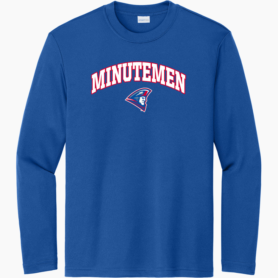 REVERE MINUTEMEN ONLINE STORE Sport-Tek Youth Long Sleeve PosiCharge Competitor Tee