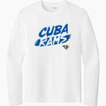 CUBA HIGH SCHOOL RAMS Sport-Tek Youth Long Sleeve PosiCharge Competitor Tee Front Thumbnail