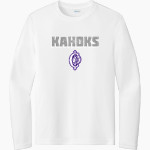 Collinsville Kahoks Sport-Tek Youth Long Sleeve PosiCharge Competitor Tee Front Thumbnail