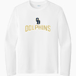GULF BREEZE HIGH SCHOOL DOLPHINS Sport-Tek Youth Long Sleeve PosiCharge Competitor Tee Front Thumbnail