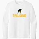 Castro Valley Trojans Sport-Tek Youth Long Sleeve PosiCharge Competitor Tee Front Thumbnail
