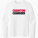 Chariton Chargers <span class="pdp-name-mascot">Chariton Chargers</span> Sport-Tek Youth Long Sleeve PosiCharge Competitor Tee Front Thumbnail