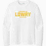 LOWRY HIGH SCHOOL BUCKAROOS <span class="pdp-name-mascot">LOWRY BUCKAROOS</span> Sport-Tek Youth Long Sleeve PosiCharge Competitor Tee Front Thumbnail
