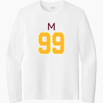 Marianapolis Prep Golden Knights <span class="pdp-name-mascot">Marianapolis Prep Golden Knights</span> Sport-Tek Youth Long Sleeve PosiCharge Competitor Tee Front Thumbnail