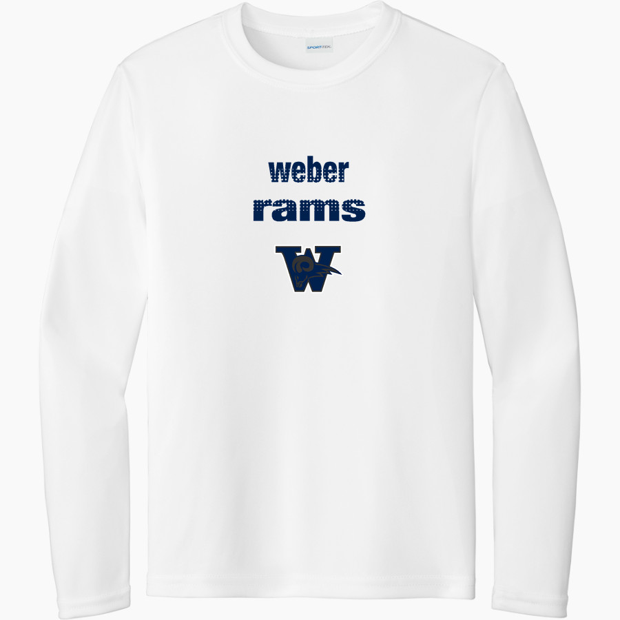 Weber Rams Sport-Tek Youth Long Sleeve PosiCharge Competitor Tee