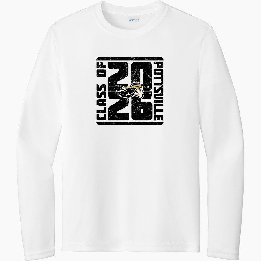 POTTSVILLE HIGH SCHOOL APACHES <span class="pdp-name-mascot">POTTSVILLE APACHES</span> Sport-Tek Youth Long Sleeve PosiCharge Competitor Tee
