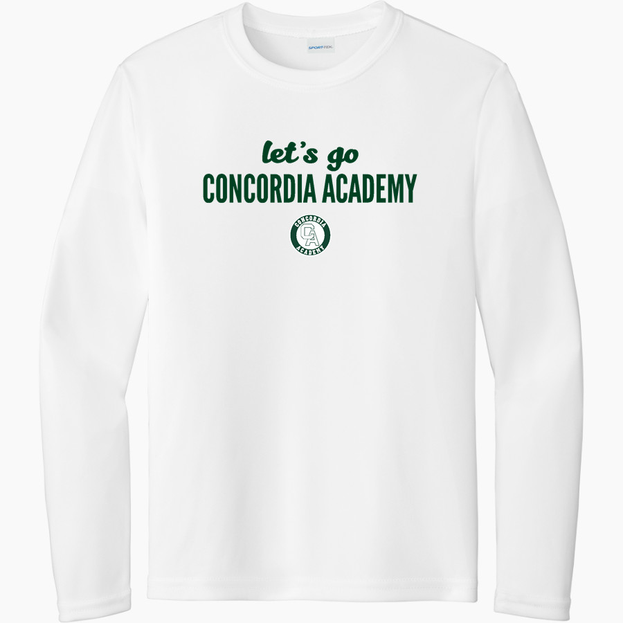 Concordia Academy Beacons Sport-Tek Youth Long Sleeve PosiCharge Competitor Tee
