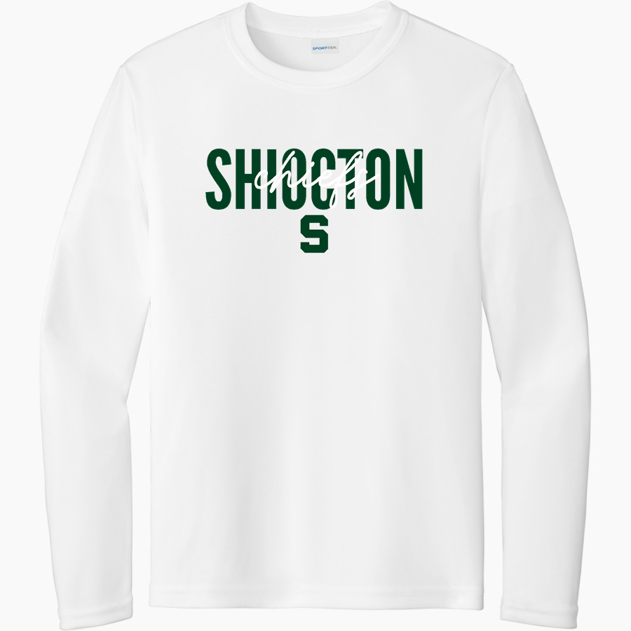 SHIOCTON HIGH SCHOOL CHIEFS <span class="pdp-name-mascot">SHIOCTON CHIEFS</span> Sport-Tek Youth Long Sleeve PosiCharge Competitor Tee
