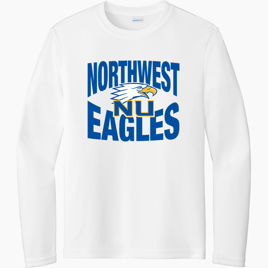 Northwest University Eagles Online Store Sport-Tek Youth Long Sleeve PosiCharge Competitor Tee