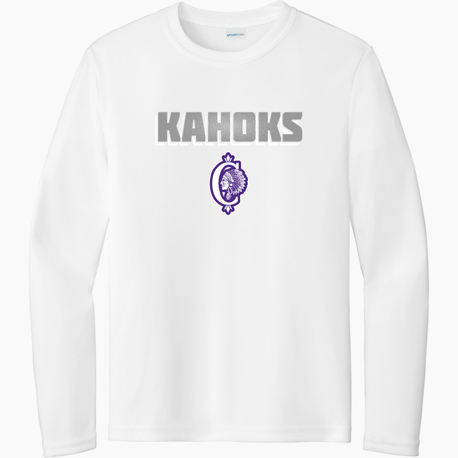 Collinsville Kahoks Sport-Tek Youth Long Sleeve PosiCharge Competitor Tee
