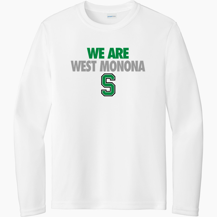 WEST MONONA HIGH SCHOOL SPARTANS Sport-Tek Youth Long Sleeve PosiCharge Competitor Tee