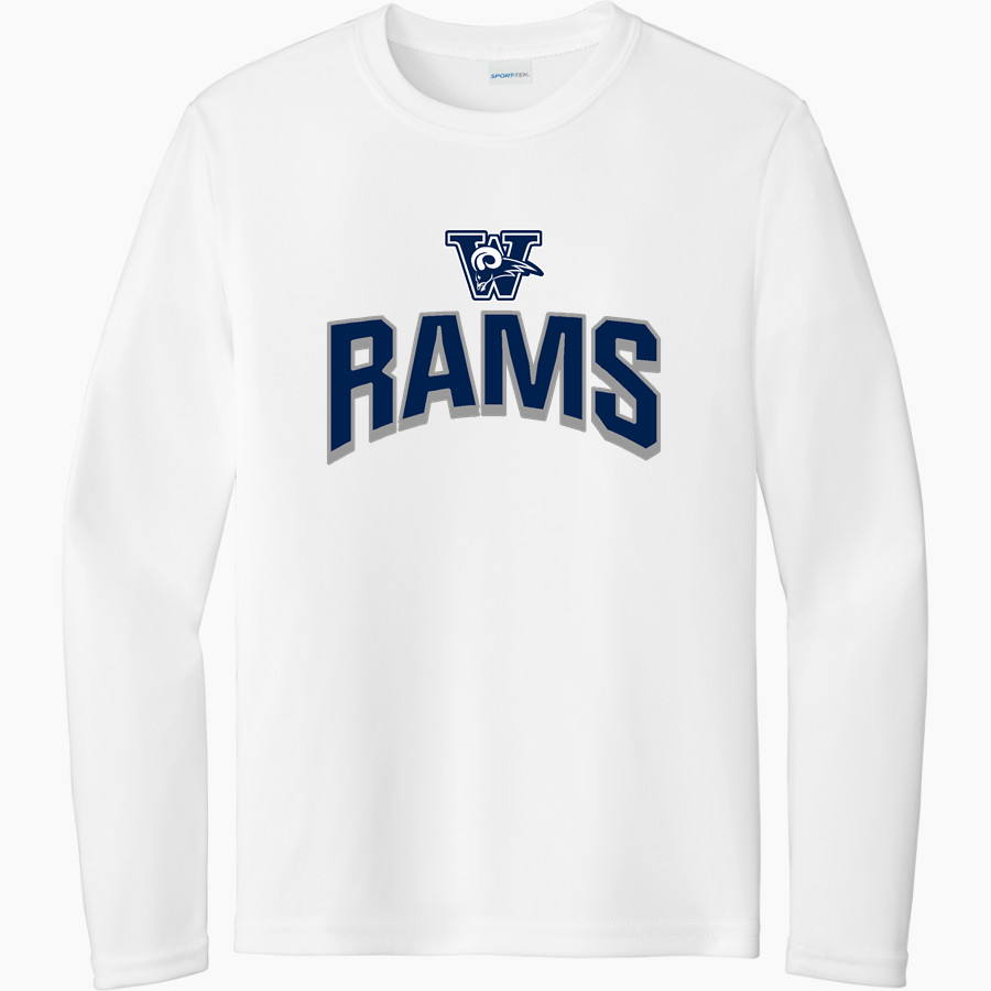 Weber Rams Sport-Tek Youth Long Sleeve PosiCharge Competitor Tee