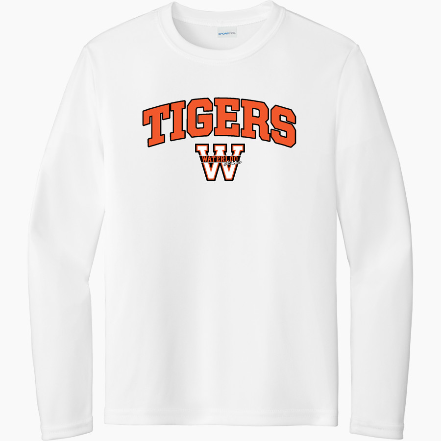 WATERLOO CENTRAL HIGH SCHOOL TIGERS Sport-Tek Youth Long Sleeve PosiCharge Competitor Tee