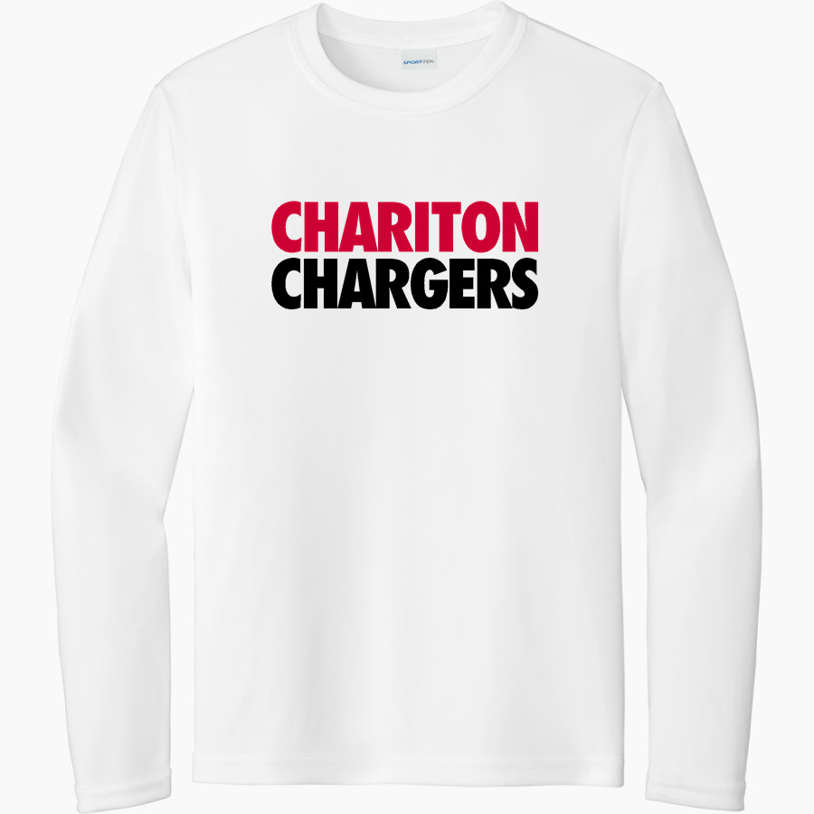 Chariton Chargers <span class="pdp-name-mascot">Chariton Chargers</span> Sport-Tek Youth Long Sleeve PosiCharge Competitor Tee
