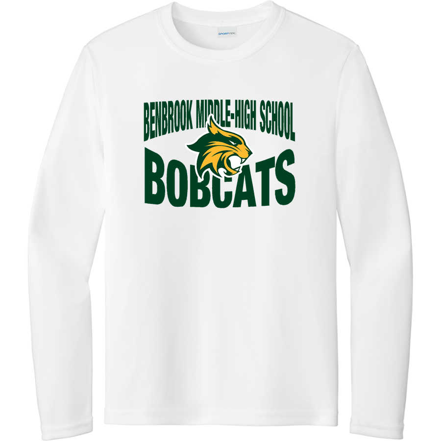 BENBROOK MIDDLE HIGH SCHOOL BOBCATS <span class="pdp-name-mascot">BENBROOK MIDDLE BOBCATS</span> Sport-Tek Youth Long Sleeve PosiCharge Competitor Tee