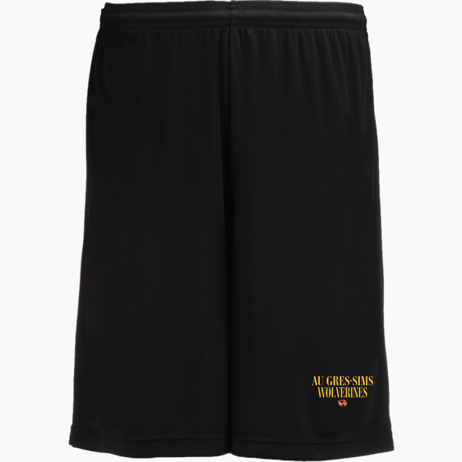 Au Gres-Sims HIGH SCHOOL WOLVERINES <span class="pdp-name-mascot">AU GRES - SIMS WOLVERINES</span> Sport-Tek Youth Competitor Shorts