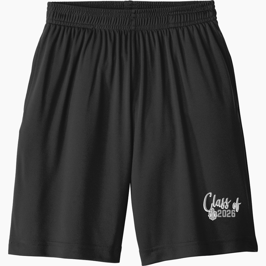 Saint Peter High School SAINTS ONLINE STORE <span class="pdp-name-mascot">Saint Peter Saints</span> Sport-Tek Youth PosiCharge Competitor Pocketed Short