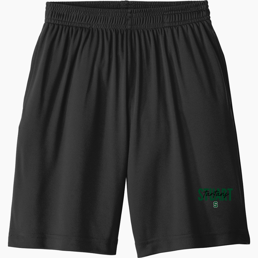 Stuart Tartans Sport-Tek Youth PosiCharge Competitor Pocketed Short