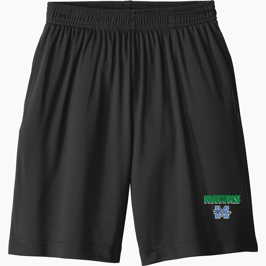 Mount Alvernia Academy Hawks <span class="pdp-name-mascot">Mount Alvernia Academy Hawks</span> Sport-Tek Youth PosiCharge Competitor Pocketed Short