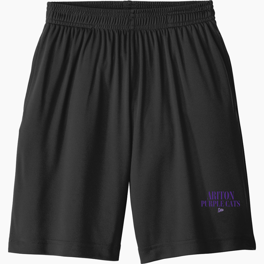 Ariton Purple Cats <span class="pdp-name-mascot">Ariton Purple Cats</span> Sport-Tek Youth PosiCharge Competitor Pocketed Short