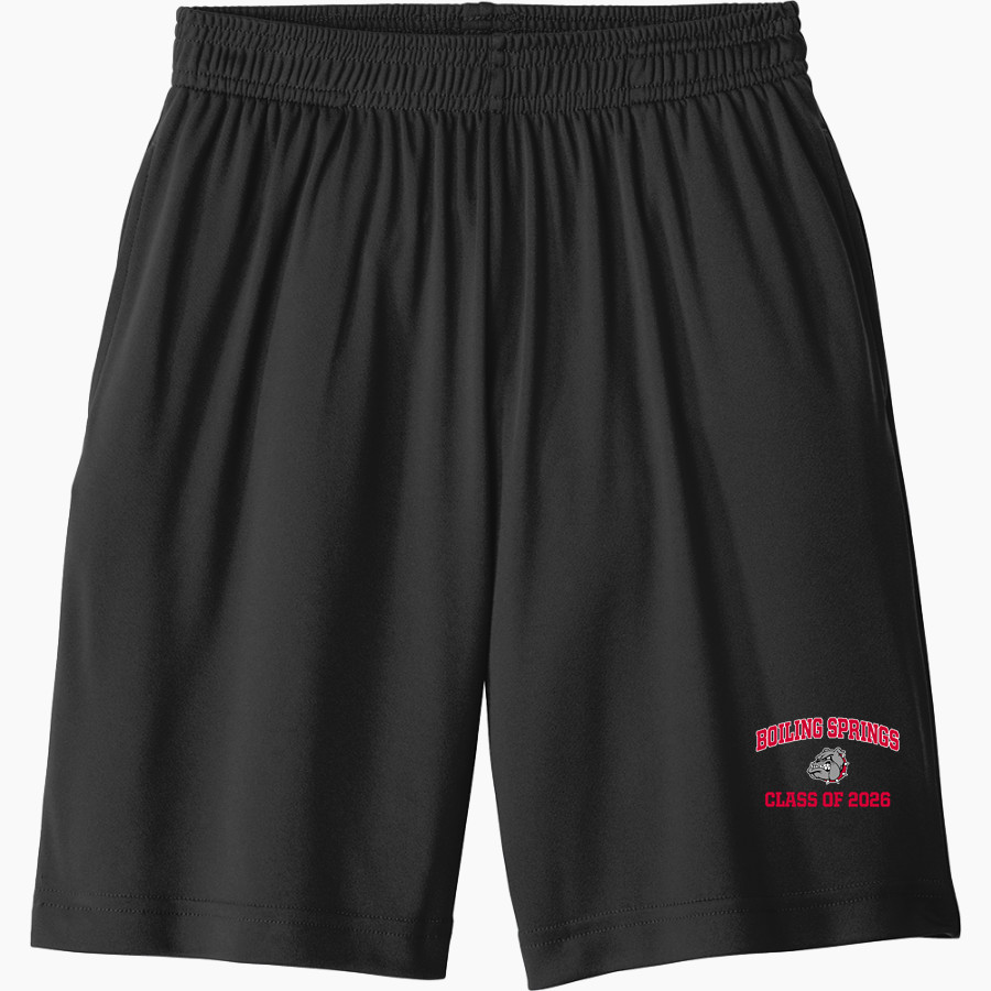 Boiling Springs Middle School bulldogs offical sideline store <span class="pdp-name-mascot">Boiling Springs Bulldogs</span> Sport-Tek Youth PosiCharge Competitor Pocketed Short
