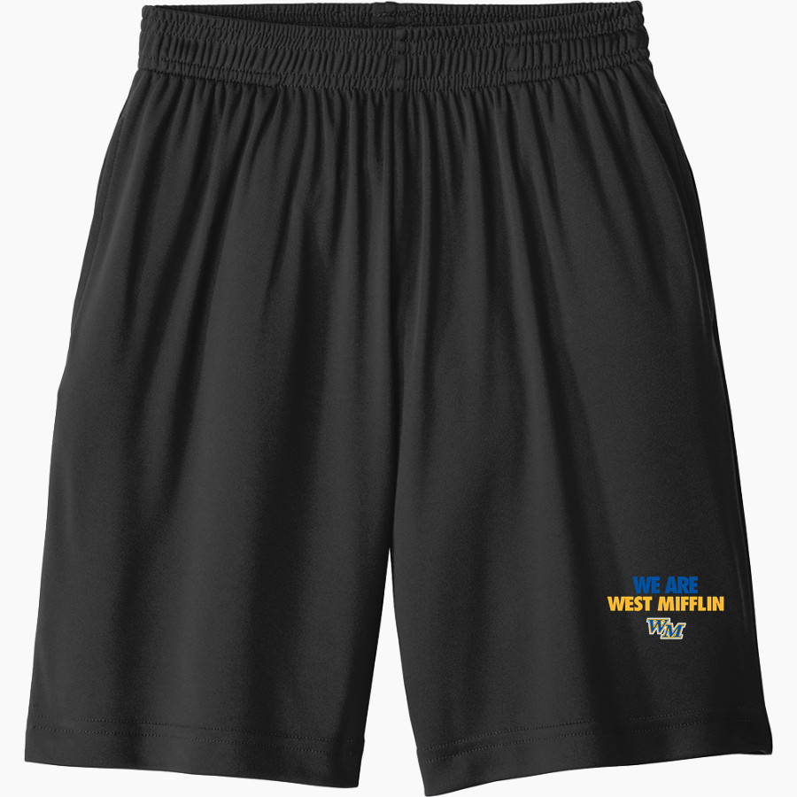 West Mifflin High School Titans Official Online Store Sport-Tek Youth PosiCharge Competitor Pocketed Short