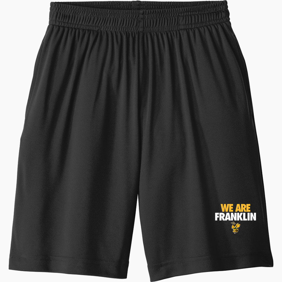 Franklin Yellowjackets <span class="pdp-name-mascot">Franklin Yellowjackets</span> Sport-Tek Youth PosiCharge Competitor Pocketed Short