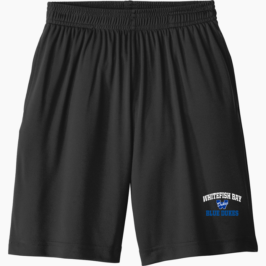 Whitefish Bay Blue Dukes Sport-Tek Youth PosiCharge Competitor Pocketed Short
