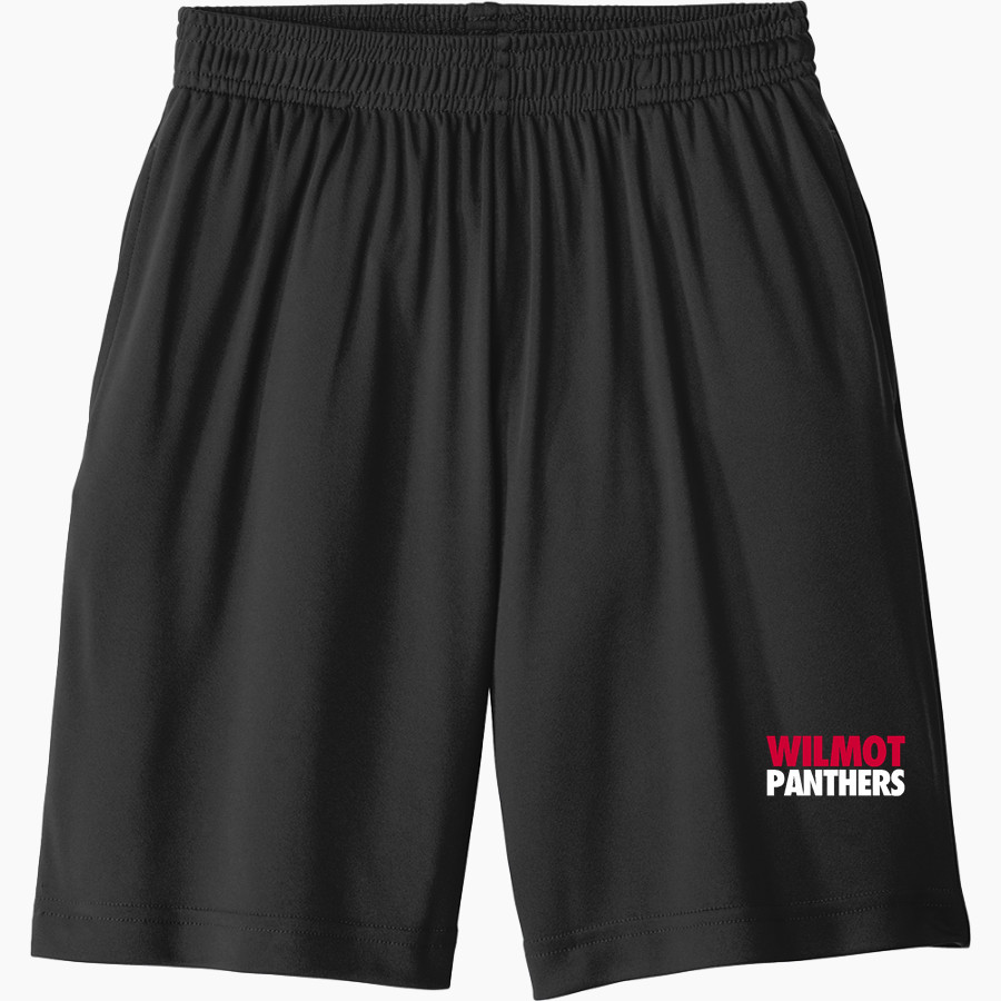 WILMOT UNION HIGH SCHOOL PANTHERS <span class="pdp-name-mascot">WILMOT PANTHERS</span> Sport-Tek Youth PosiCharge Competitor Pocketed Short