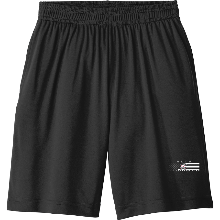 ALTA HIGH SCHOOL HAWKS <span class="pdp-name-mascot">ALTA HAWKS</span> Sport-Tek Youth PosiCharge Competitor Pocketed Short