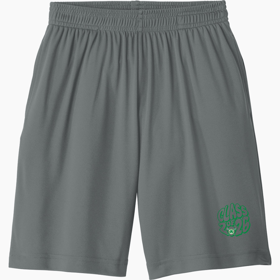Communion of Saints School Sabres official sideline store <span class="pdp-name-mascot">Communion of Saints School Sabres</span> Sport-Tek Youth PosiCharge Competitor Pocketed Short